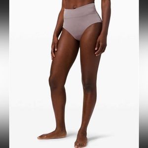 Lululemon All That Glimmers High Waisted Bottom Lunar Rock Pink Taupe Small